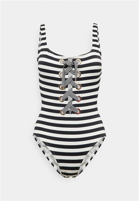 michael michael kors lace-up textured one-piece swimsuit|MICHAEL Michael Kors Lace Up One Piece Swimsuit .